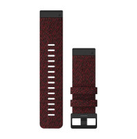 QuickFit Watch Bands for fenix 6 - Heathered Red Nylon- 22 mm - 010-12863-06 - Garmin